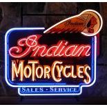Brand New  Indian Motor Cycles Neon Sign