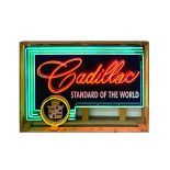 Very Large Reproduction Cadillac Dealer Neon Sign