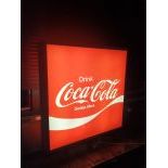 Coca-Cola Double-sided Light Up Sign