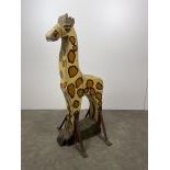 Antique Childrens Giraffe Caroulsel Ride