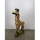 Antique Childrens Giraffe Caroulsel Ride