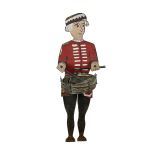 Vintage Military Drummer Figure for Restoration