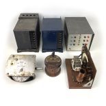 Lot of 5 Radio Parts and Colombia 5A Gramophone Motor