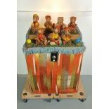 Original Bimbo Box Monkeys on Custom Case