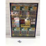 Light Box Made from Bingo Machine Backglass