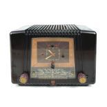 Philips BX332A/11 Clock Radio, 1953-1954, Netherlands