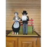 Werner Tschudin Copy of Gustave Vichy Old Couple on the Park Bench Automaton