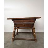 Antique Wooden Pay Table