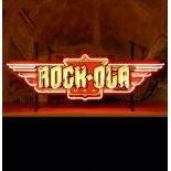 Rock-Ola Logo Neon Sign with Backplate