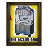Framed AMI G Jukebox German Advertisement