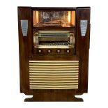 Mid-Fifties Belgian Telfa Coin-Op Radio & Record Player