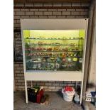 Sliding Door Display Case with Vehicle Scale Models & Automobilia Collectibles