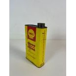 Vintage Empty Shell X-100 Oil 2,5l Can ca. 1950 - 1960