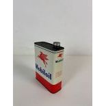 Vintage Empty Mobiloil Oil 2l Can