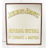 Original Jewsbury & Browns Advertisement on Large Mirror