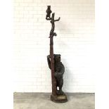 2 m High Black Forest (Schwarzwald) Wooden Coat Rack