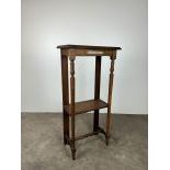 Vintage French Wooden Slot or Roulette Machine Stand