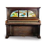 J.P. Seeburg Style B Art Glass Coin-Op Player Piano ca. 1910