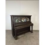 J.P. Seeburg Style B Art Glass Coin-Op Player Piano ca. 1910