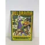 Dutch Velorama Museum Poster Glued on Pressed Cardboard