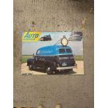 Poster of 1949 Chevrolet Panel Van ANWB Technomobiel Glued on Pressed Cardboard