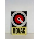 Dutch Plastic Sign BOVAG - Association of Automobile Dealers and Garage Owners