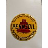 Pennzoil Enamel Sign