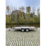 Anssems Center Axle Car Transport Trailer with Electric American Power-Pull Winch