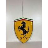 Very Large Ferrari Enamel Sign