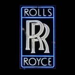 Very Large Original Rolls-Royce Neon Dealer Sign