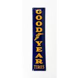 Goodyear Tires Enamel Sign