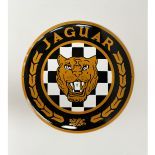 Jaguar Enamel Sign