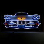 Large Cadillac Car Front Design Neon Sign with Printed Back Plate