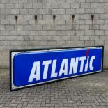 Huge Atlantic Gas Station Light-Up Advertising Sign