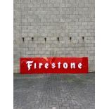 Huge Moulded Plastic Firestone Tires Advertising Sign