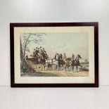 Framed French Print La Vie Dun Gentilhomme En Toutes Saisons - Automne