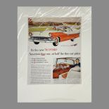 Poster of the 1956 Ford Advertisement