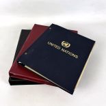 United Nations Postage Stamp Collection - 3 Albums