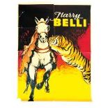 Harry Belli Circus Poster ca. 1950