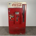 Original 1950s Vendo 110 Coca-Cola Vending Machine