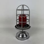 Vintage Cage light with a Custom Base