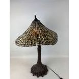 Tiffany Lotus Leaf Style Table Lamp