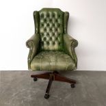 A Lot of 2 Chesterfield Style Desk Chairs