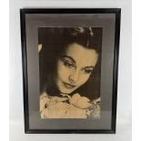 Framed Poster of British Actress Vivien Leigh