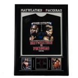 Signed Mayweather vs Pacquiao WBC/WBA/WBO Title Fight Promotional T-Shirt