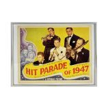 Vintage Framed Movie Poster - Hit Parade of 1947