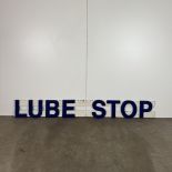 Service Centre Advertising Sign Lube Stop