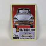 Dutch DAF Daffodil 1964 Metal Sign