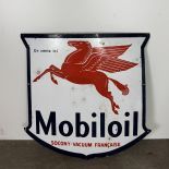 Mobiloil (Enamel) Advertising Sign