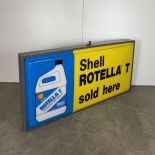 Large Shell Rotella T Light-Up Advertising Sign